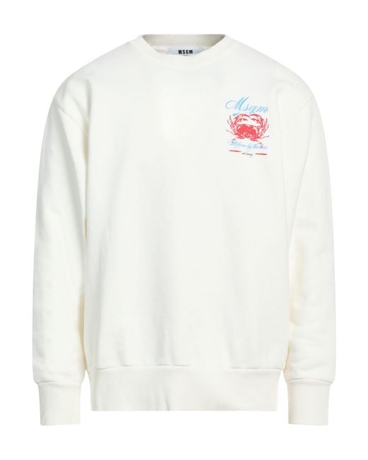 Sudadera MSGM de hombre de color White