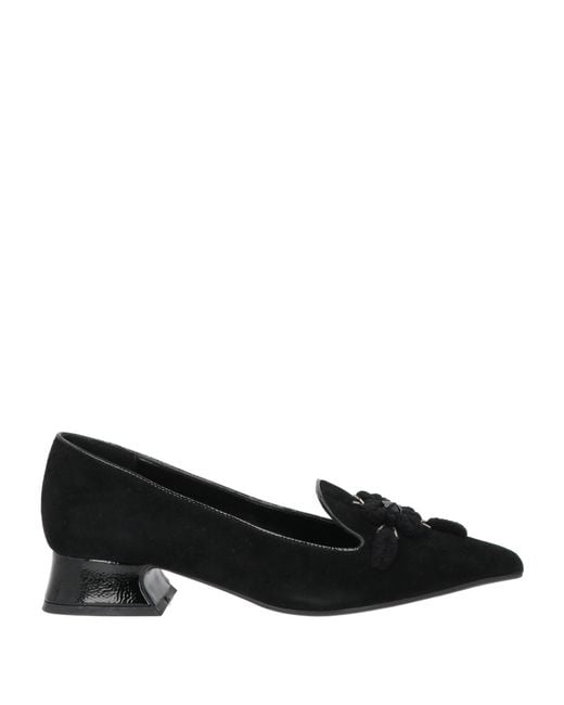 Luciano Barachini Black Loafers Leather