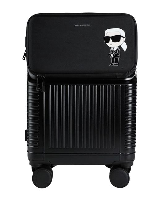 Valise à roulettes Karl Lagerfeld en coloris Black