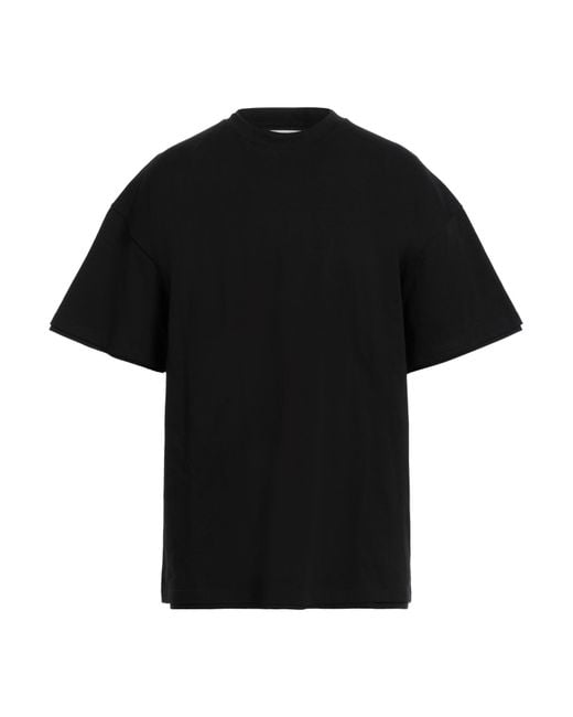 Jil Sander Black T-Shirt Cotton for men