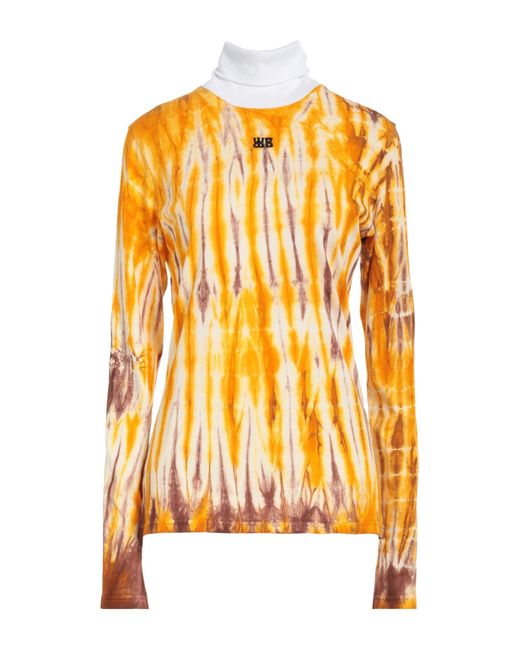 Wales Bonner Orange T-Shirt Cotton, Elastane