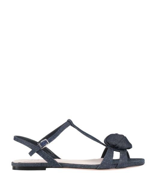 Roger Vivier Blue Sandals Textile Fibers