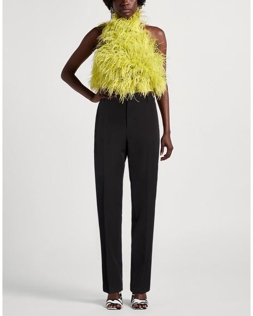 Moschino Black Pants Polyester, Elastane