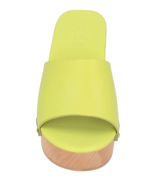 Aeyde Yellow Mules & Clogs