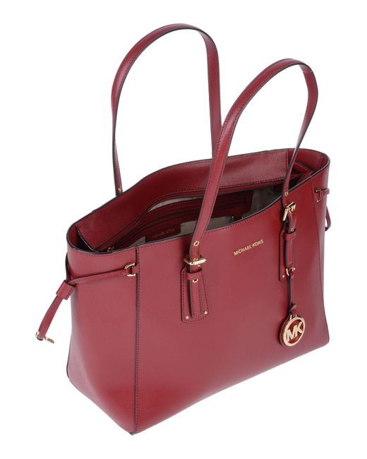 michael kors maroon tote bag