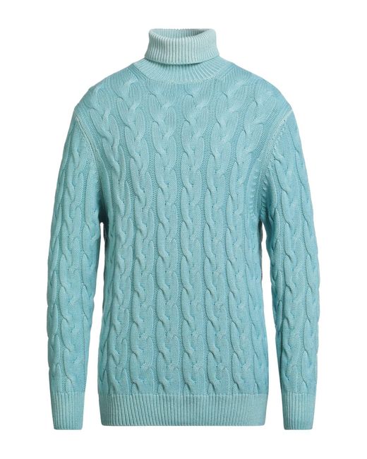 FILIPPO DE LAURENTIIS Rollkragenpullover in Blue für Herren