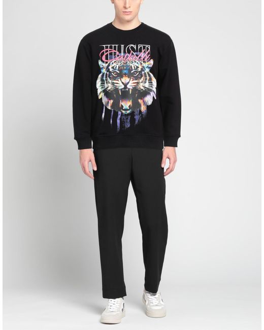 Just Cavalli Black Sweatshirt for men