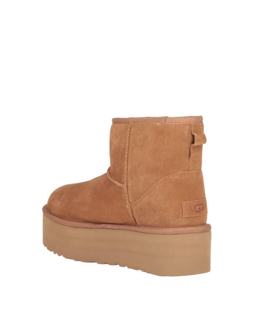 Ugg Brown ® Classic Mini Platform Suede Classic Boots