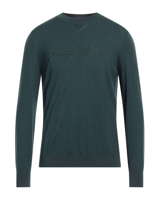 Emporio Armani Jumper in Green for Men Lyst UK