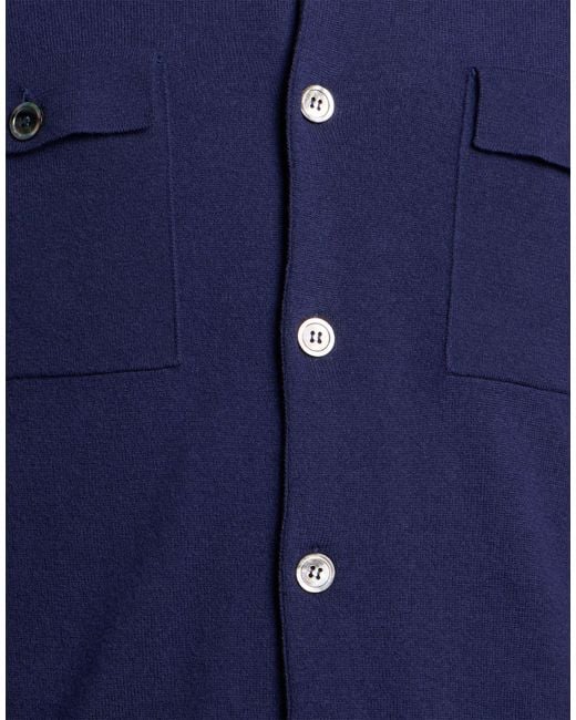 Alpha Studio Blue Cardigans for men