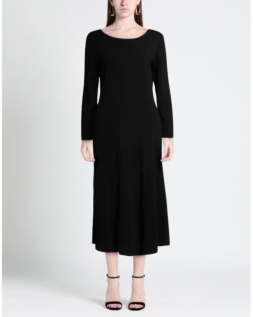 Marina Rinaldi Black Midi Dress