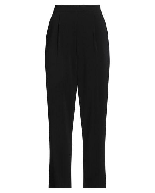 Pinko Black Pants Polyester, Elastane
