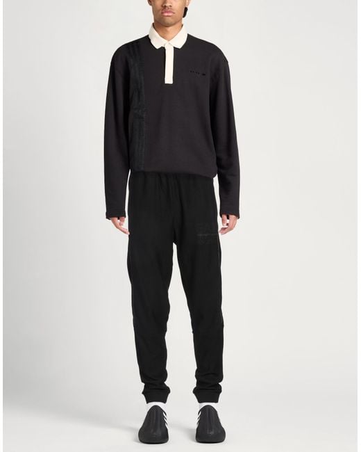EA7 Black Pants Cotton for men