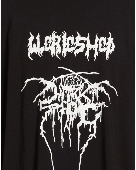 032c Black T-Shirts for men