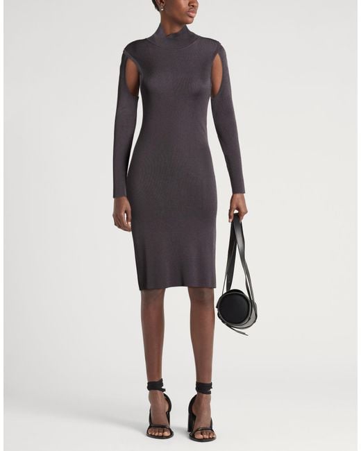 Helmut Lang Blue Mini Dresses
