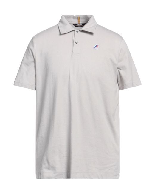 K-Way White Polo Shirt for men