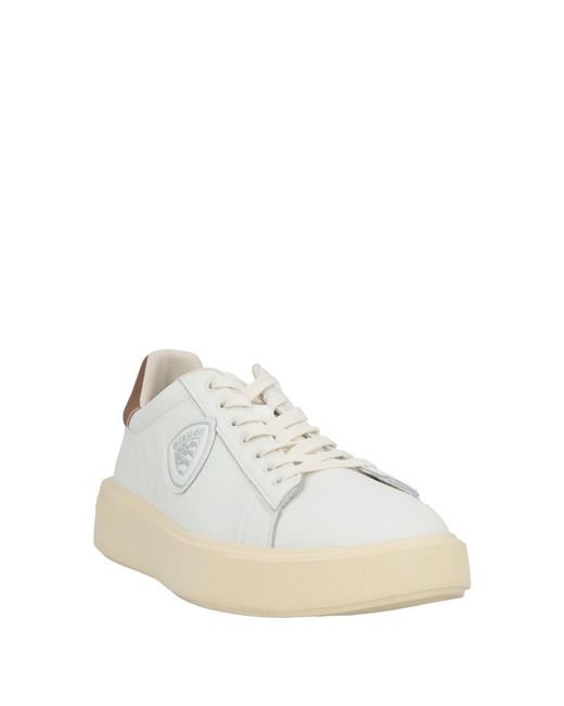 Blauer White Trainers for men