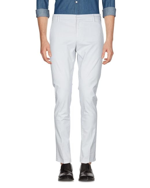 Dondup White Trouser for men