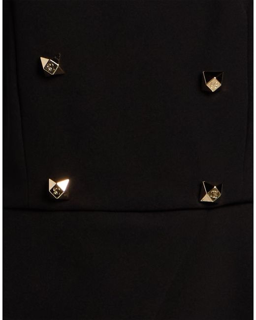 SIMONA CORSELLINI Black Jumpsuit Polyester, Elastane