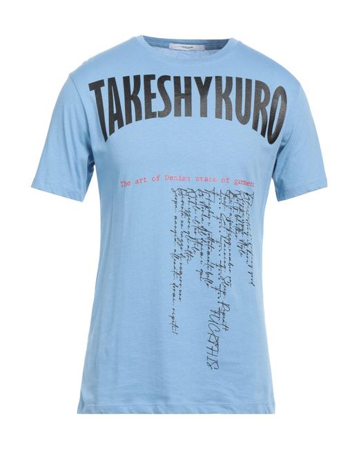 Takeshy Kurosawa Blue T-shirt for men