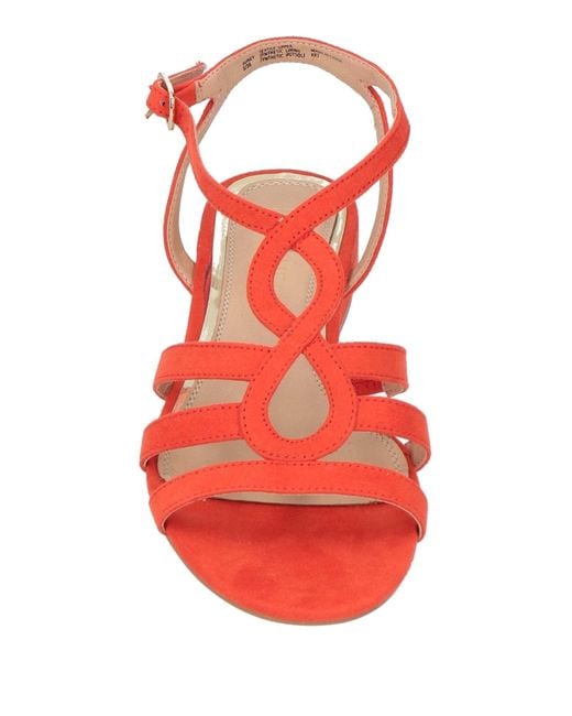 Dune red sandals new arrivals