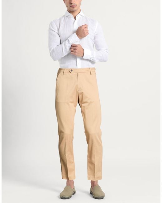 Entre Amis Natural Pants Cotton, Elastane for men