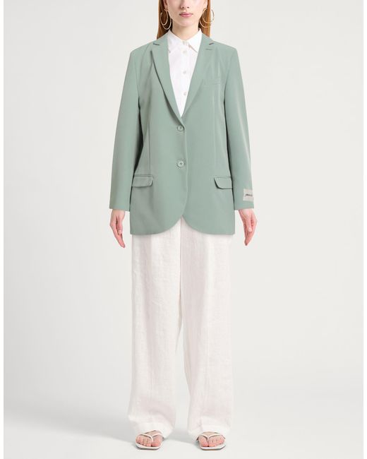 hinnominate Green Blazer Polyester, Elastane