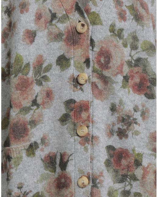 Blumarine Gray Cardigan Wool, Polyamide