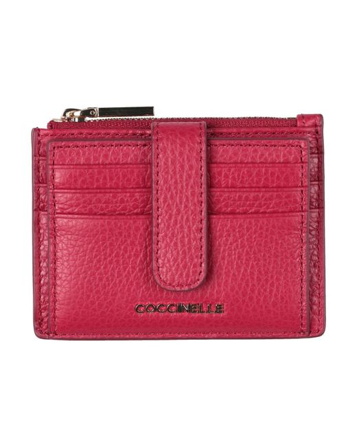 Coccinelle Red Cardholders