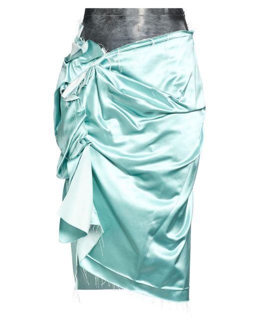 Maison Margiela Green Midi Skirt