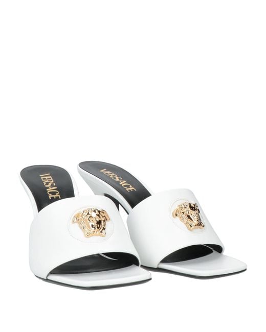 Versace White Sandals