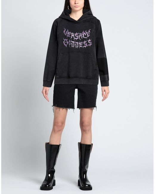 Sweat-shirt Versace en coloris Black