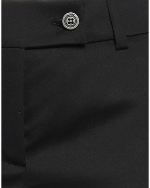 Trussardi Black Pants Cotton, Elastane