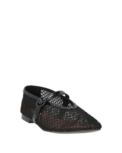 Bibi Lou Black Ballet Flats