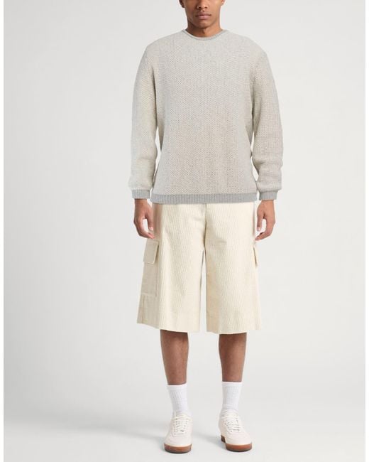 Crossley Gray Light Sweater Cashmere, Cotton for men