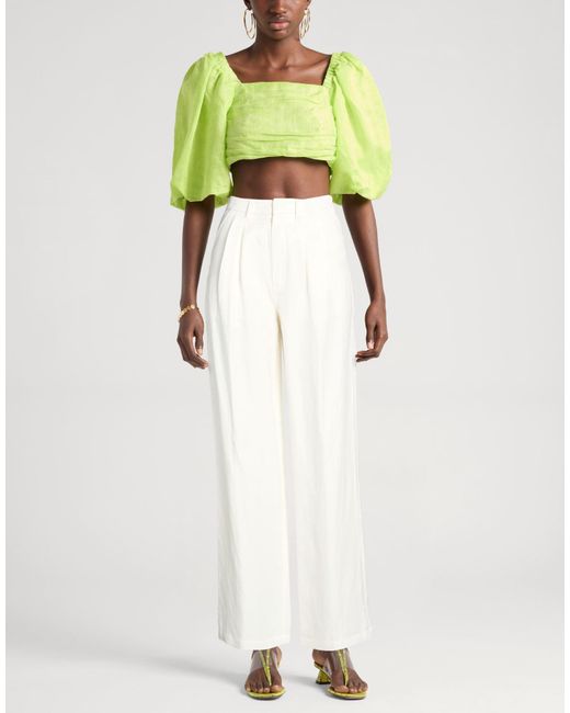 Anine Bing White Trouser