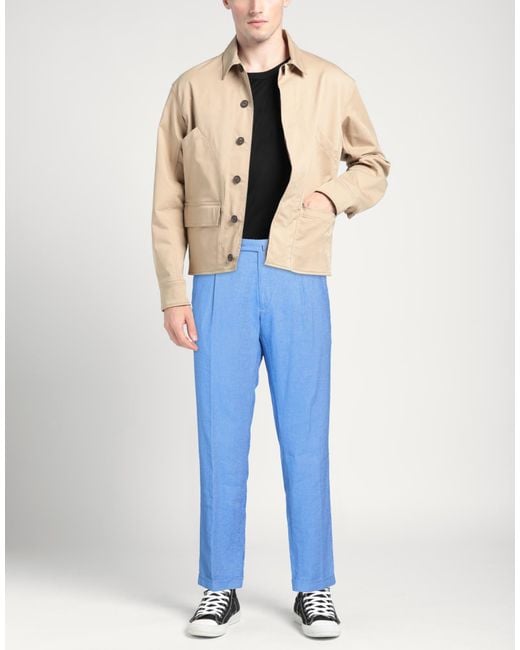 GTA IL PANTALONE Blue Jeans Cotton, Linen, Elastane for men