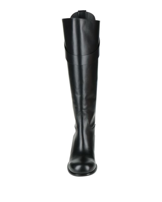 Giampaolo Viozzi Black Boot Cowhide