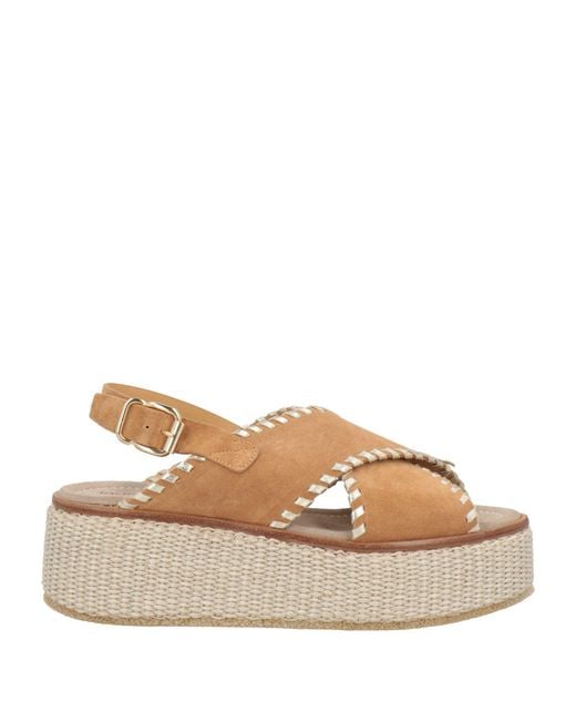 Laura Bellariva Natural Sandals