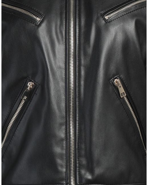 Kaos Black Jacket Polyester, Polyurethane