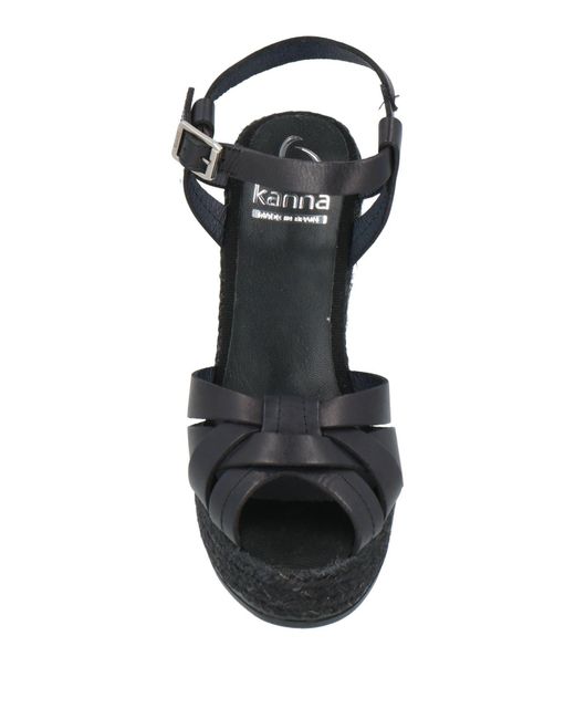 Kanna Black Sandals