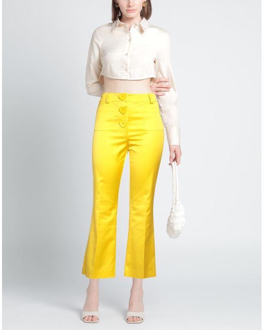 Moschino Yellow Trouser
