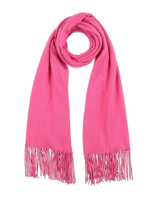 Kangra Pink Scarf Merino Wool, Silk, Cashmere