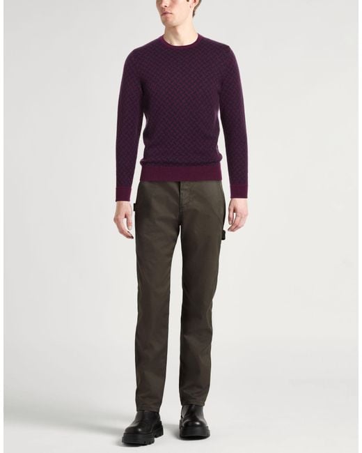 Drumohr Purple Sweaters for men