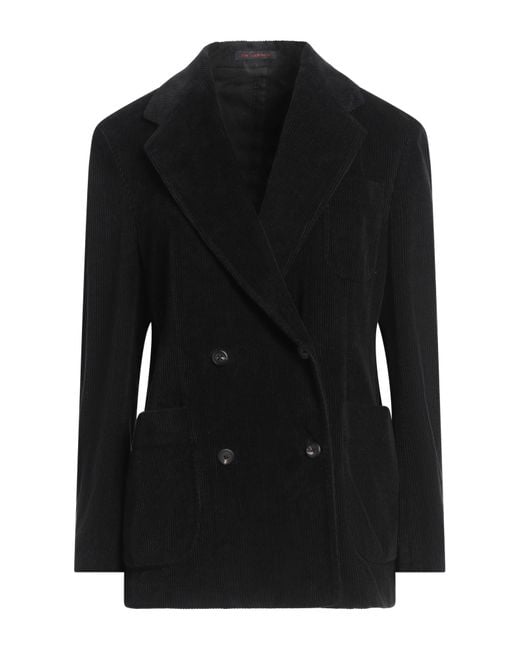 The Gigi Black Blazer Cotton, Linen