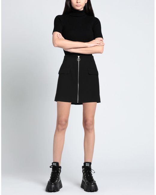 Maje Black Mini Skirt