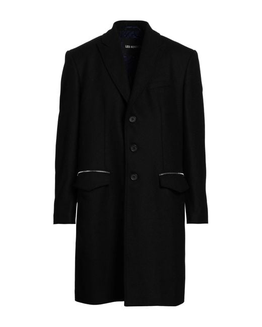Abrigo Les Hommes de hombre de color Black