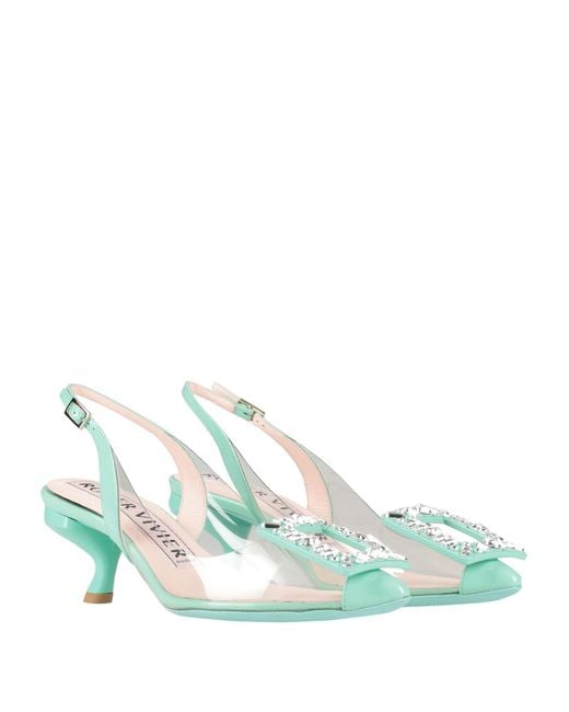 Roger Vivier Green Pumps