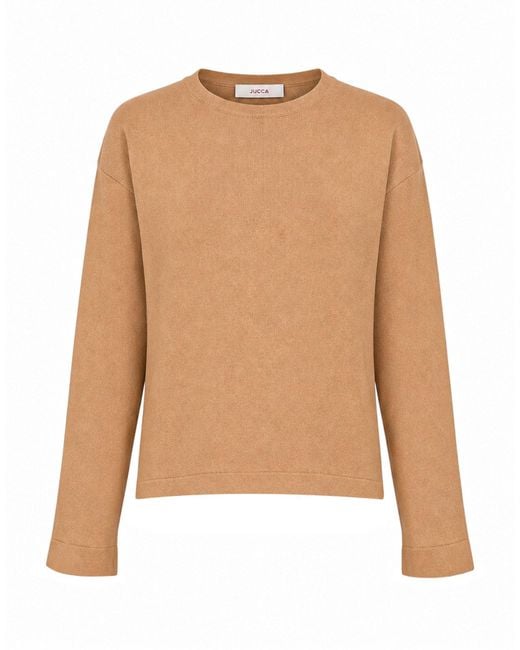 Pullover Jucca de color Natural