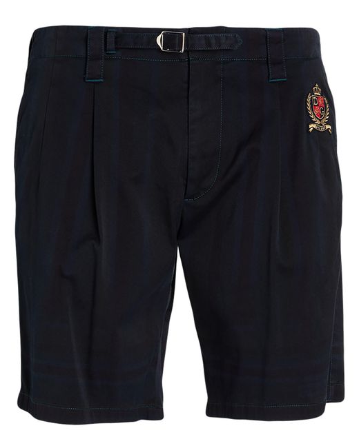 Dolce & Gabbana Blue Midnight Shorts & Bermuda Shorts Cotton, Elastane for men